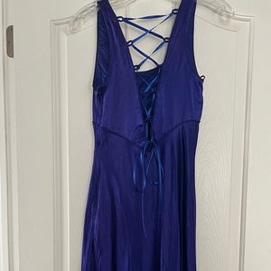 NWOT Junior size 7/8 blue dress
